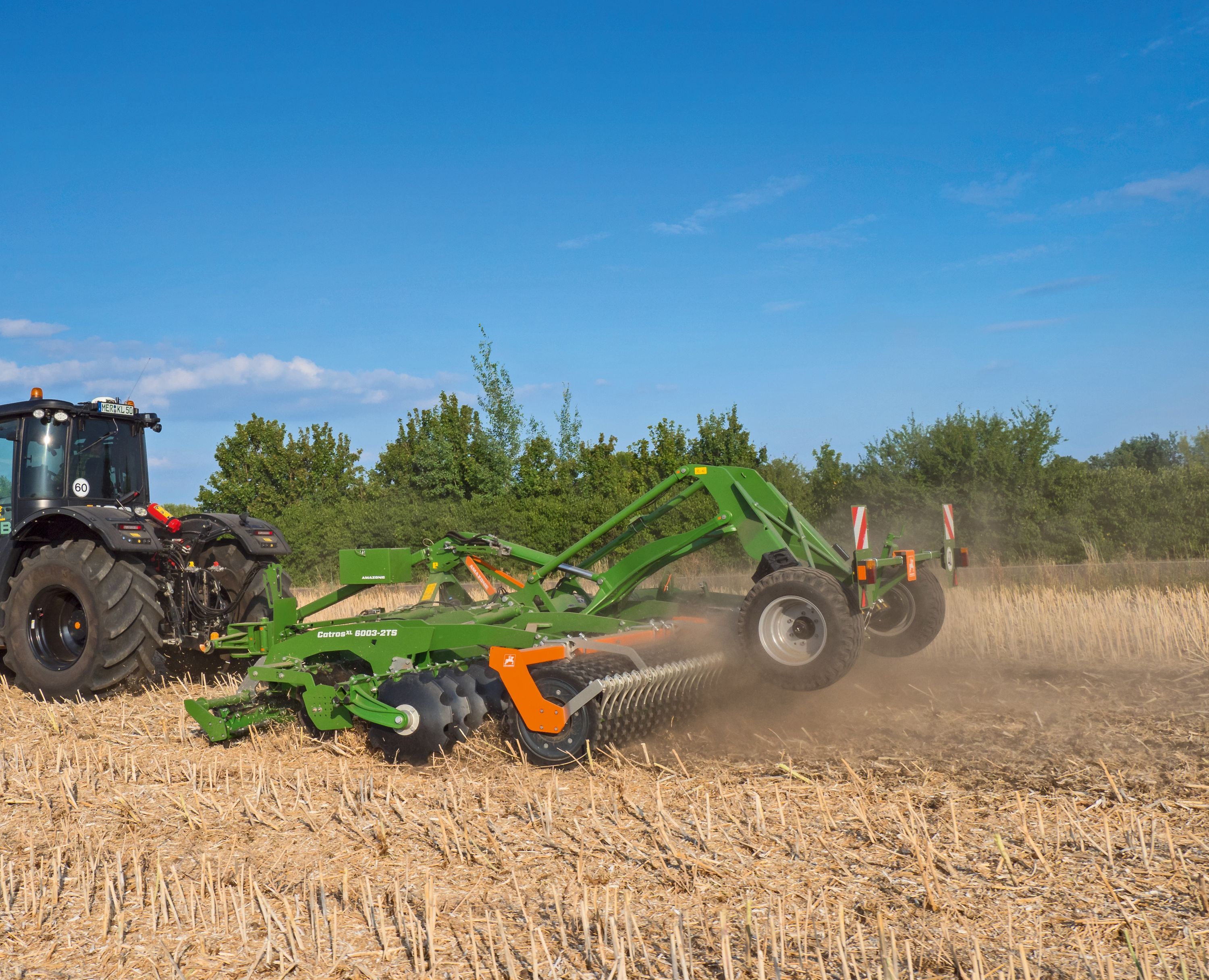Amazone_CatrosXL6003-2TS_Schwenkfahrwerk