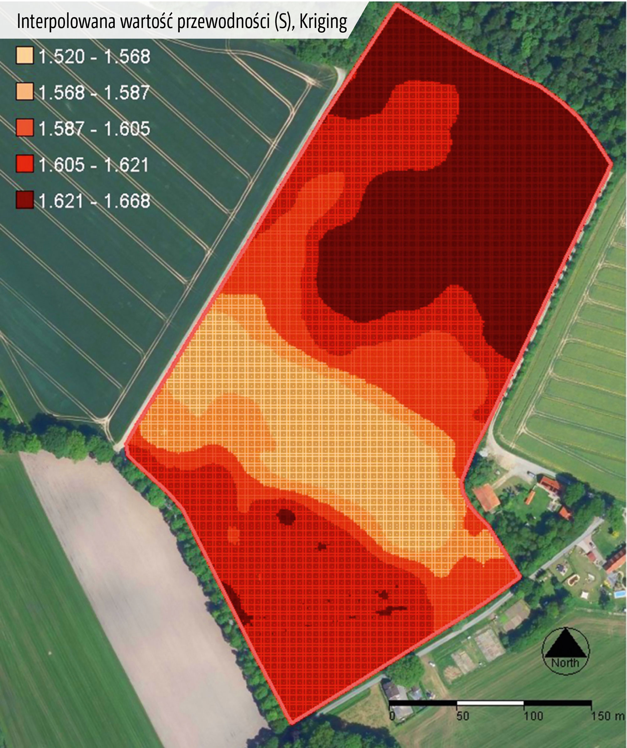 Przetwarzanie danych pomiarowych na interpolowane wartości przewodności (S) z klasyfikacją według metody Jenksa (© AMAZONE: Grafik_Jenks_Methode_d1_250820_GO_pl.jpg) Verarbeitung der Messdaten in interpolierte Leitwerte (S) mit Klassifizierung nach der Jenks-Methode