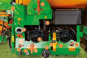 Elementy obsługowe modelu UX 11200