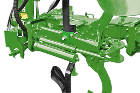 Akumulator hydrauliczny centralnie na siłowniku hydraulicznym