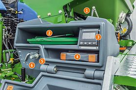 SmartCenter w siewniku Centaya 3000 Super z redlicami TwinTeC i hydrauliczną regulacją nacisku redlicy